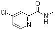 N-Methyl-4-chloropyridine-2-carboxamide molecular structure (CAS 220000-87-3)
