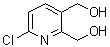 structure of CAS# 220001-93-4, 6-Chloro-2,3-pyridinedimethanol;6-Chloropyridine-2,3-dimethanol