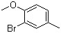 3-溴-4-甲氧基甲苯分子结构 (CAS 22002-45-5)