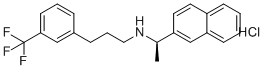 structure of CAS# 2200269-28-7, Cinacalcet Impurity 17;[(1R)-1-(naphthalen-2-yl)ethyl]({3-[3-(trifluoromethyl)phenyl]propyl})amine hydrochloride