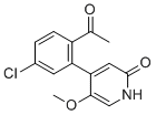 4-(2-Acetyl-5-chlorophenyl)-5-methoxypyridin-2(1H)-one molecular structure (CAS 2201839-83-8)
