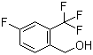 4-氟-2-(三氟甲基)苄醇分子结构 (CAS 220227-29-2)
