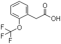 structure of CAS# 220239-67-8, 2-(Trifluoromethoxy)phenylacetic acid