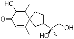 3,11,12-Trihydroxyspirovetiv-1(10)-en-2-one molecular structure (CAS 220328-04-1)