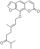 9-[[(2E)-3,7-Dimethyl-6-oxo-2-octen-1-yl]oxy]-7H-furo[3,2-g][1]benzopyran-7-one molecular structure (CAS 220391-49-1)