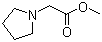 Methyl 1-pyrrolidineacetate molecular structure (CAS 22041-18-5)