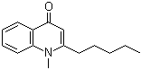 1-甲基-2-戊基-4(1H)-喹啉酮分子结构 (CAS 22048-98-2)
