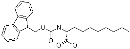 (2R)-2-[[(9H-Fluoren-9-ylmethoxy)carbonyl]amino]decanoic acid molecular structure (CAS 220497-96-1)