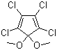 5,5-二甲氧基-1,2,3,4-四氯环戊二烯分子结构 (CAS 2207-27-4)
