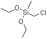 (氯甲基)甲基二乙氧基硅烷分子结构 (CAS 2212-10-4)
