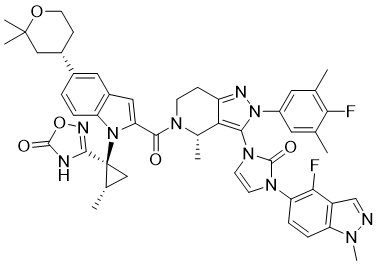 Orforglipron molecular structure (CAS 2212020-52-3)