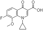 1-Cyclopropyl-7-fluoro-8-methoxy-4-oxo-1,4-dihydroquinoline-3-carboxylic acid molecular structure (CAS 221221-16-5)
