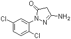 1-(2,5-二氯苯基)-3-氨基-5-吡唑酮分子结构 (CAS 22123-20-2)