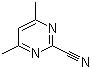 4,6-Dimethylpyrimidine-2-carbonitrile molecular structure (CAS 22126-16-5)