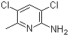 3,5-Dichloro-6-methylpyridin-2-amine molecular structure (CAS 22137-52-6)