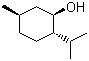 结构式 CAS# 2216-51-5, L-薄荷醇; L-孟醇; (1R,2S,5R)-2-异丙基-5-甲基环己醇