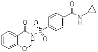 Cyprosulfamide分子结构 (CAS 221667-31-8)