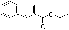 结构式 CAS# 221675-35-0, 1H-吡咯并[2,3-b]吡啶-2-羧酸乙酯