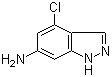 结构式 CAS# 221681-84-1, 4-氯-1H-吲唑-6-胺