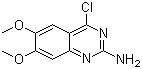4-Chloro-6,7-dimethoxy-2-quinazolinamine molecular structure (CAS 221698-39-1)