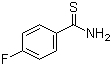 结构式 CAS# 22179-72-2, 4-氟硫代苯甲酰胺