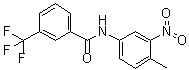 N-(4-Methyl-3-nitrophenyl)-3-trifluoromethylbenzamide molecular structure (CAS 221876-21-7)