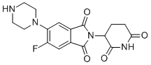 Thalidomide-Piperazine 5-fluoride molecular structure (CAS 2222114-22-7)