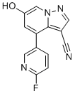 4-(6-Fluoropyridin-3-yl)-6-hydroxypyrazolo[1,5-a]pyridine-3-carbonitrile molecular structure (CAS 2222654-09-1)