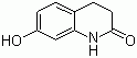 structure of CAS# 22246-18-0, 3,4-Dihydro-7-hydroxy-2(1H)-quinolinone;7-Hydroxy carbostyril; 3,4-Dihydro-7-hydroxycarbostyril