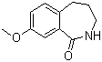 8-甲氧基-2,3,4,5-四氢苯并氮杂卓-1-酮分子结构 (CAS 22246-71-5)