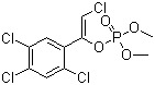 structure of CAS# 22248-79-9, Tetrachlorvinphos;(Z)-2-Chloro-1-(2,4,5-trichlorophenyl)ethenylphosphoric acid dimethyl ester