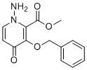 Methy1 1-amino-3-(benzyloxy)-4-oxo-1,4-dihydropyridine-2-carboxylate molecular structure (CAS 2226366-36-3)