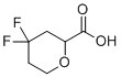 4,4-Difluorotetrahydro-2H-pyran-2-carboxylic acid molecular structure (CAS 2227205-32-3)