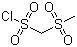 Methylsulfonylmethanesulfonyl chloride molecular structure (CAS 22317-89-1)