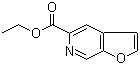 呋喃并[2,3-c]吡啶-5-羧酸乙酯分子结构 (CAS 223389-14-8)