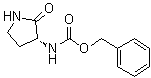 [(3R)-2-Oxo-3-pyrrolidinyl]carbamic acid phenylmethyl ester molecular structure (CAS 223407-18-9)