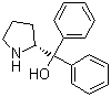 (R)-(+)-2-(Diphenylhydroxymethyl)pyrrolidine molecular structure (CAS 22348-32-9)