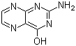 2-氨基-4-羟基蝶啶分子结构 (CAS 2236-60-4)