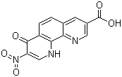 7,10-Dihydro-8-nitro-7-oxo-1,10-phenanthroline-3-carboxylic acid molecular structure (CAS 223664-42-4)