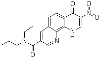 Collagen proline hydroxylase inhibitor molecular structure (CAS 223666-07-7)