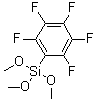 结构式 CAS# 223668-64-2, 五氟苯基三甲氧基硅烷
