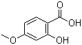 4-甲氧基水杨酸分子结构 (CAS 2237-36-7)