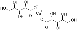 D-Arabinonic acid calcium salt (2:1) molecular structure (CAS 22373-09-7)