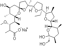 structure of CAS# 22373-78-0, Monensin sodium salt