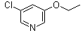 3-氯-5-乙氧基吡啶分子结构 (CAS 223797-65-7)