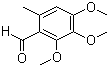 2,3,4-三甲氧基-6-甲基苯甲醛分子结构 (CAS 22383-85-3)