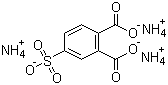 Triammonium 4-sulfophthalate molecular structure (CAS 22411-24-1)