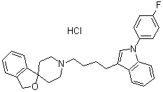 Siramesine hydrochloride molecular structure (CAS 224177-60-0)