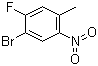 4-Bromo-5-fluoro-2-nitrotoluene molecular structure (CAS 224185-19-7)