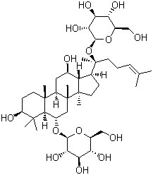 Ginsenoside Rg1 molecular structure (CAS 22427-39-0)